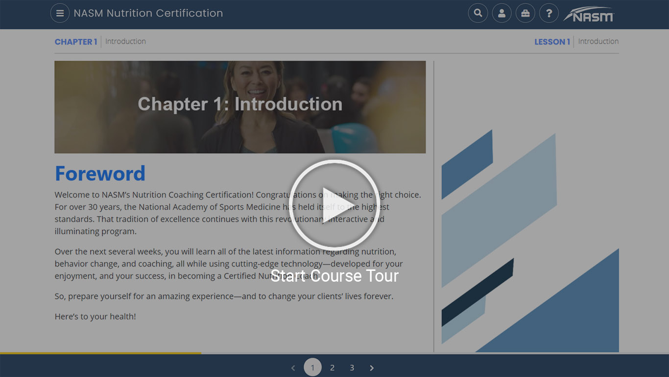 Become A Certified Nutrition Coach | NASM Nutrition Certification