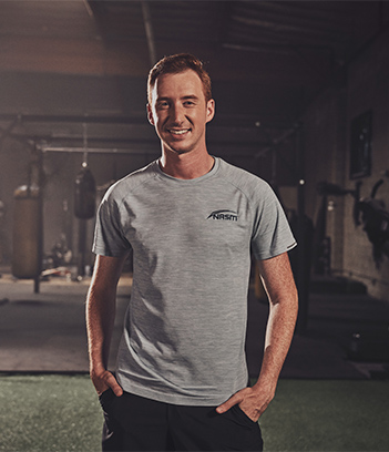 personal trainer smiling