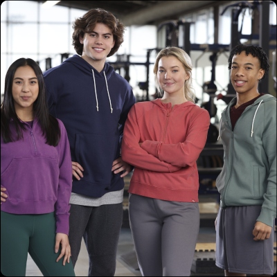 a group of trainers in a gym