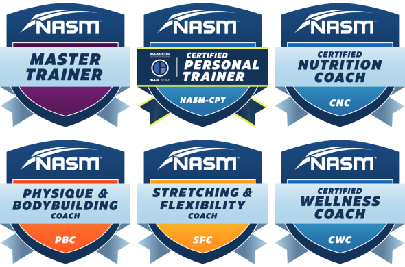 NASM Badging Icons