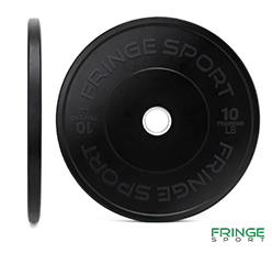 Fringe Sport Black Bumper Plates
