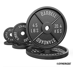 Synergee Standard Metal Weight Plates