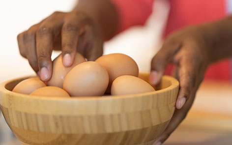 basket of eggs